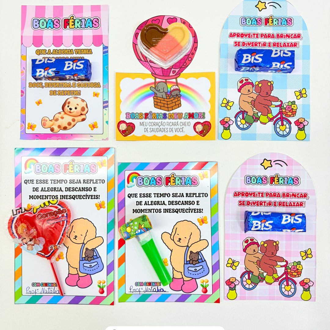 KIT CARTÃO FÉRIAS BOBBIE GOODS