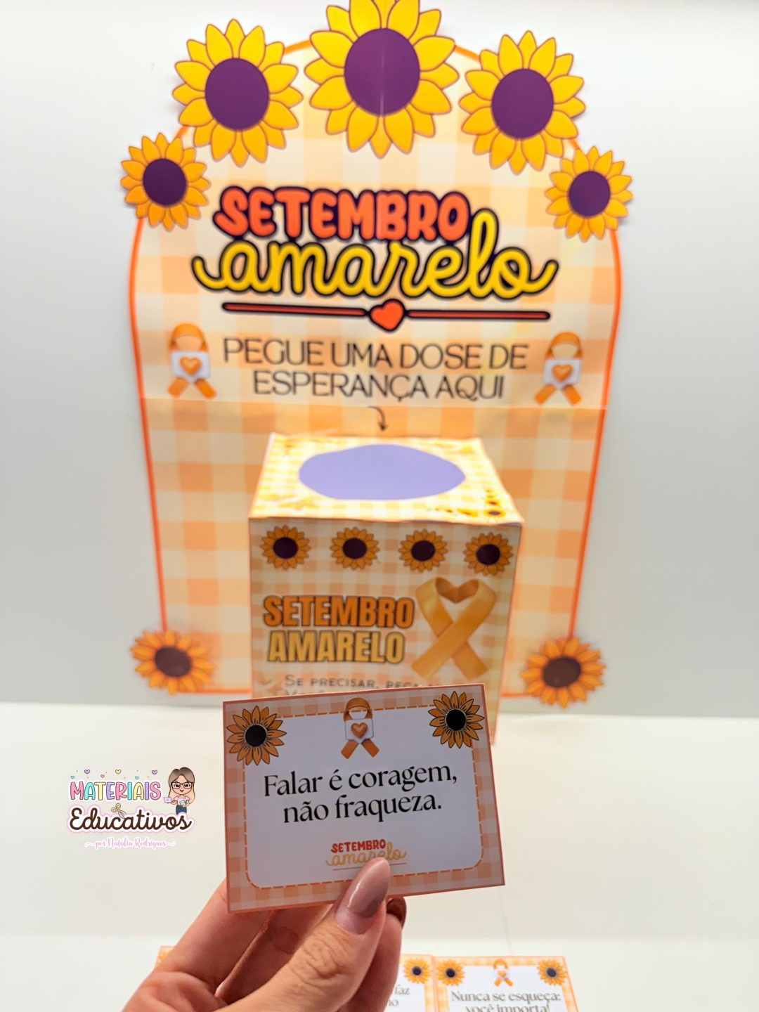 CAIXA MOTIVACIONAL SETEMBRO AMARELO - Imagem 2