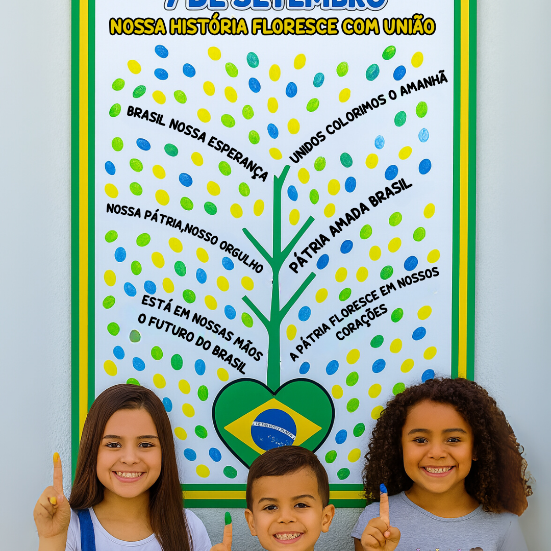 MURAL DEDINHOS INDEPENDÊNCIA DO BRASIL
