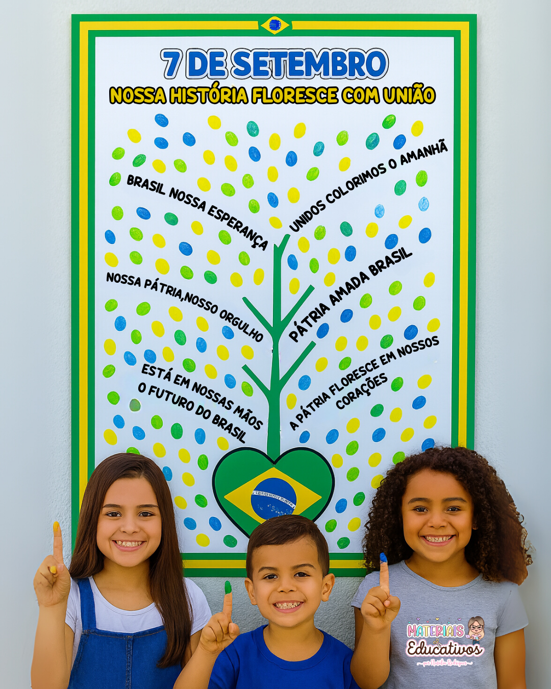MURAL DEDINHOS INDEPENDÊNCIA DO BRASIL