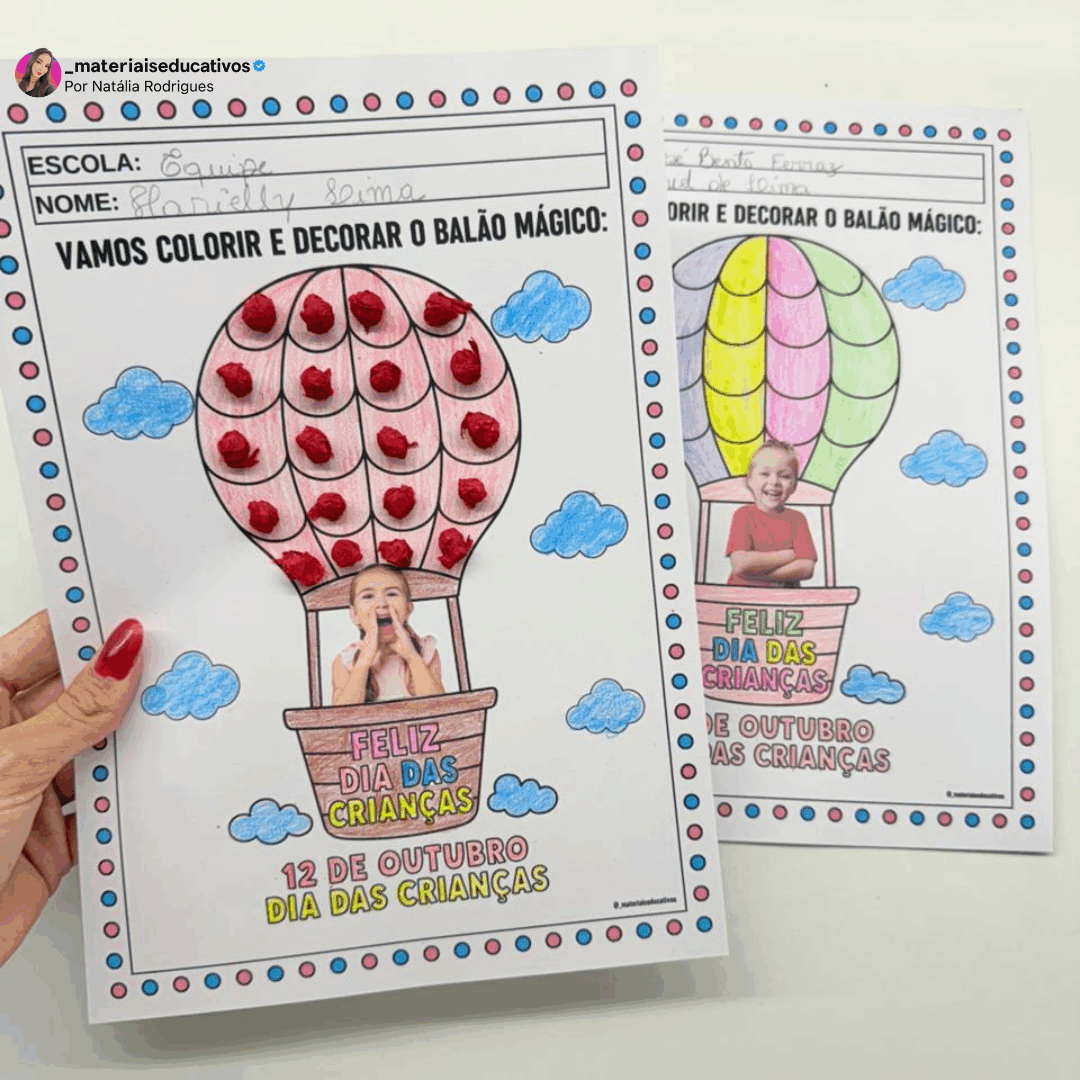 ATIVIDADE INTERATIVA BALÃO MÁGICO