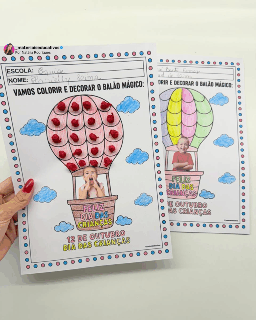 ATIVIDADE INTERATIVA BALÃO MÁGICO