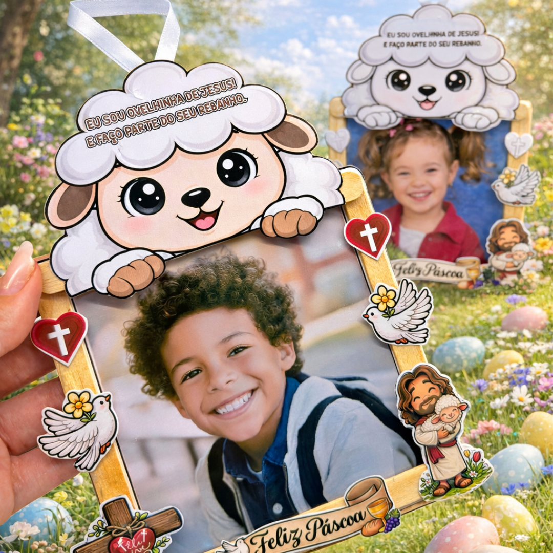 RETRATO OVELHINHA PÁSCOA