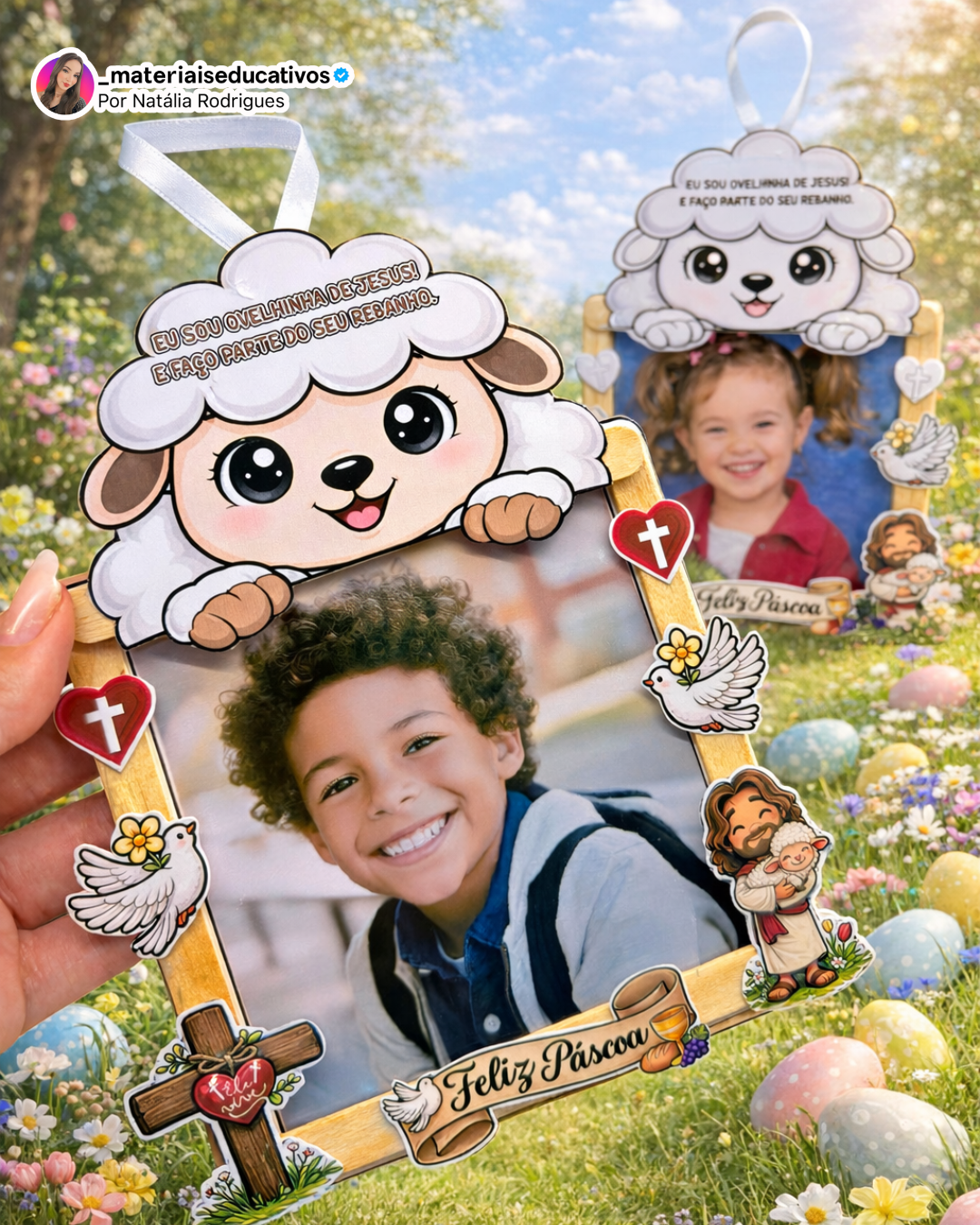 RETRATO OVELHINHA PÁSCOA