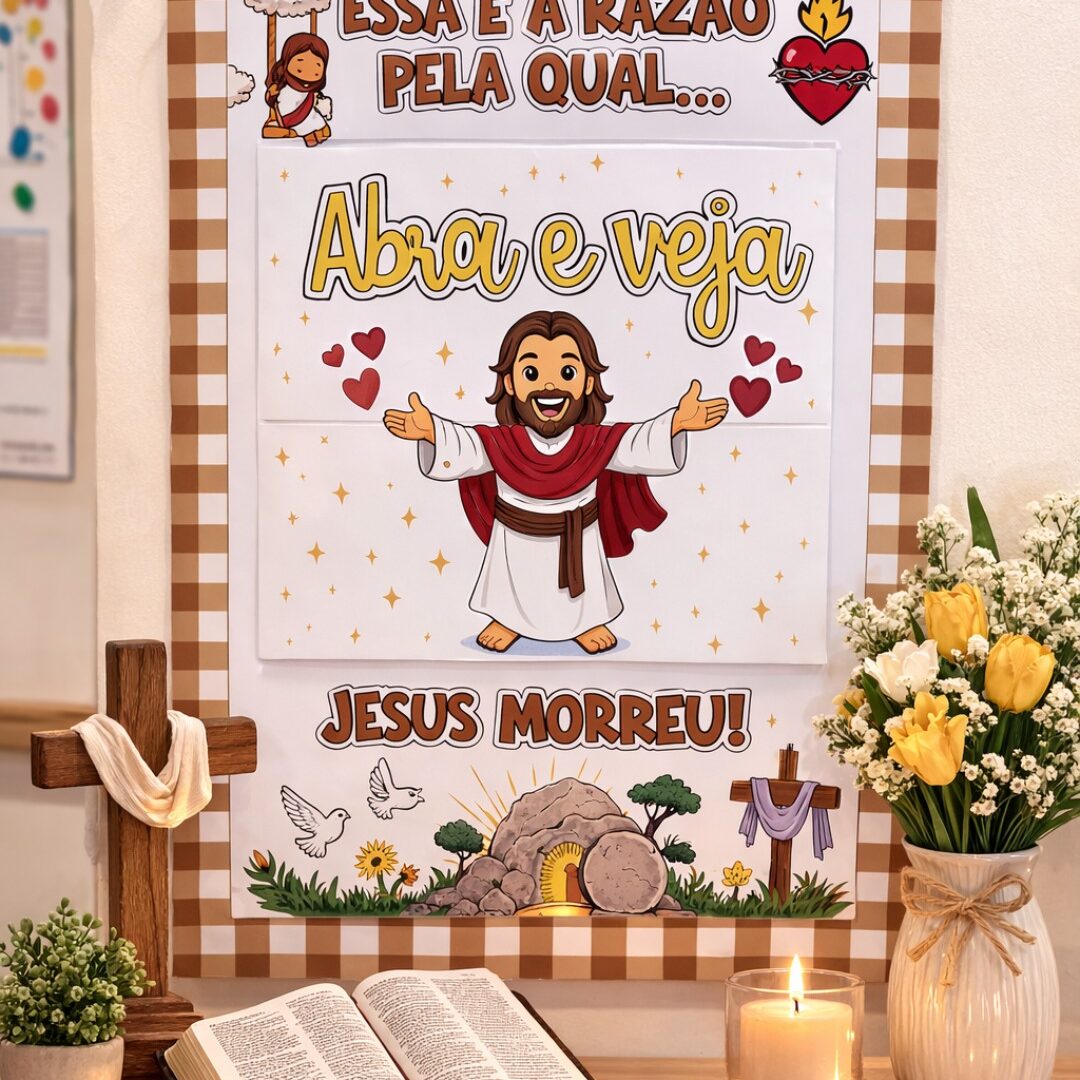 MURAL PÁSCOA FOI POR VOCÊ