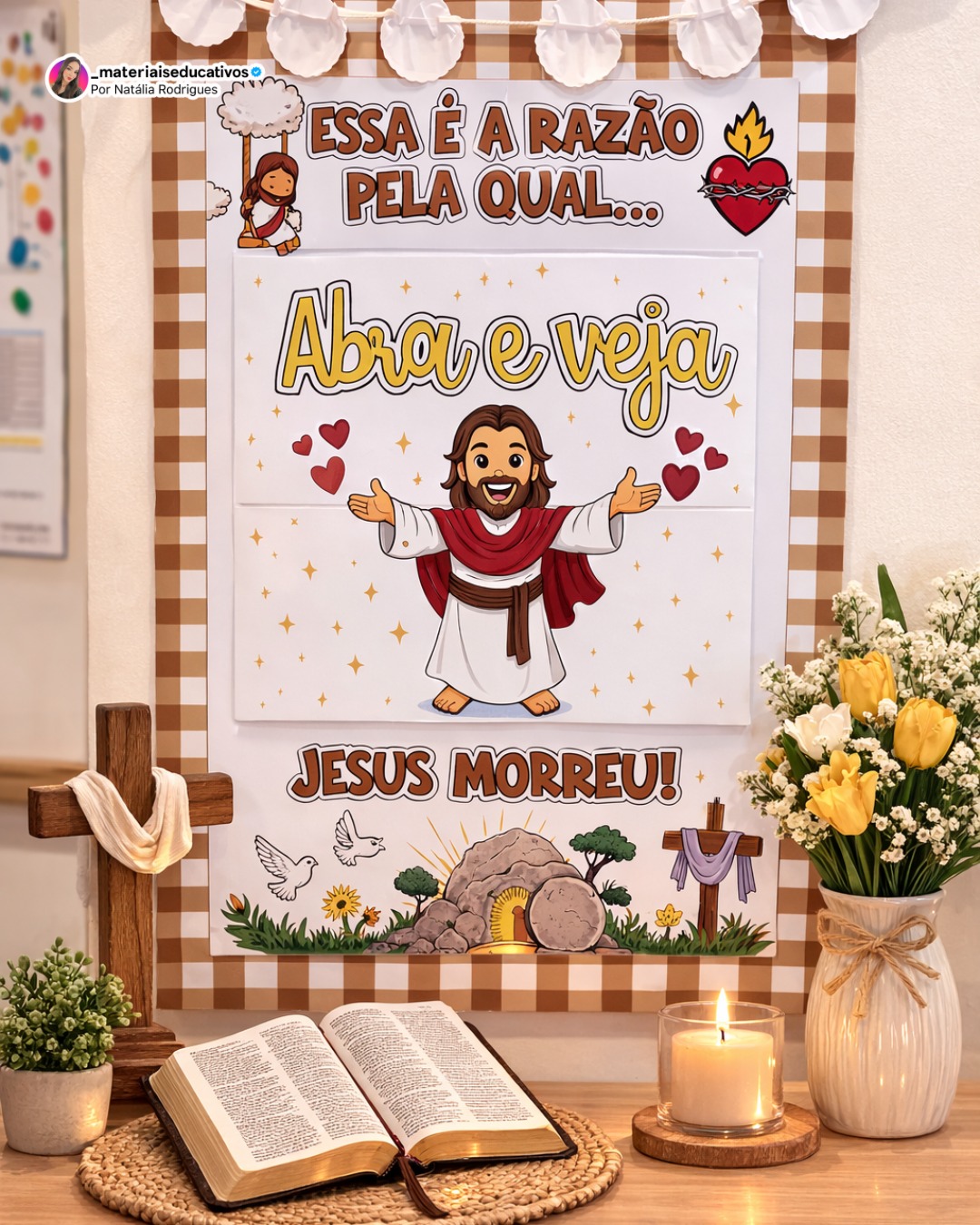 MURAL PÁSCOA FOI POR VOCÊ