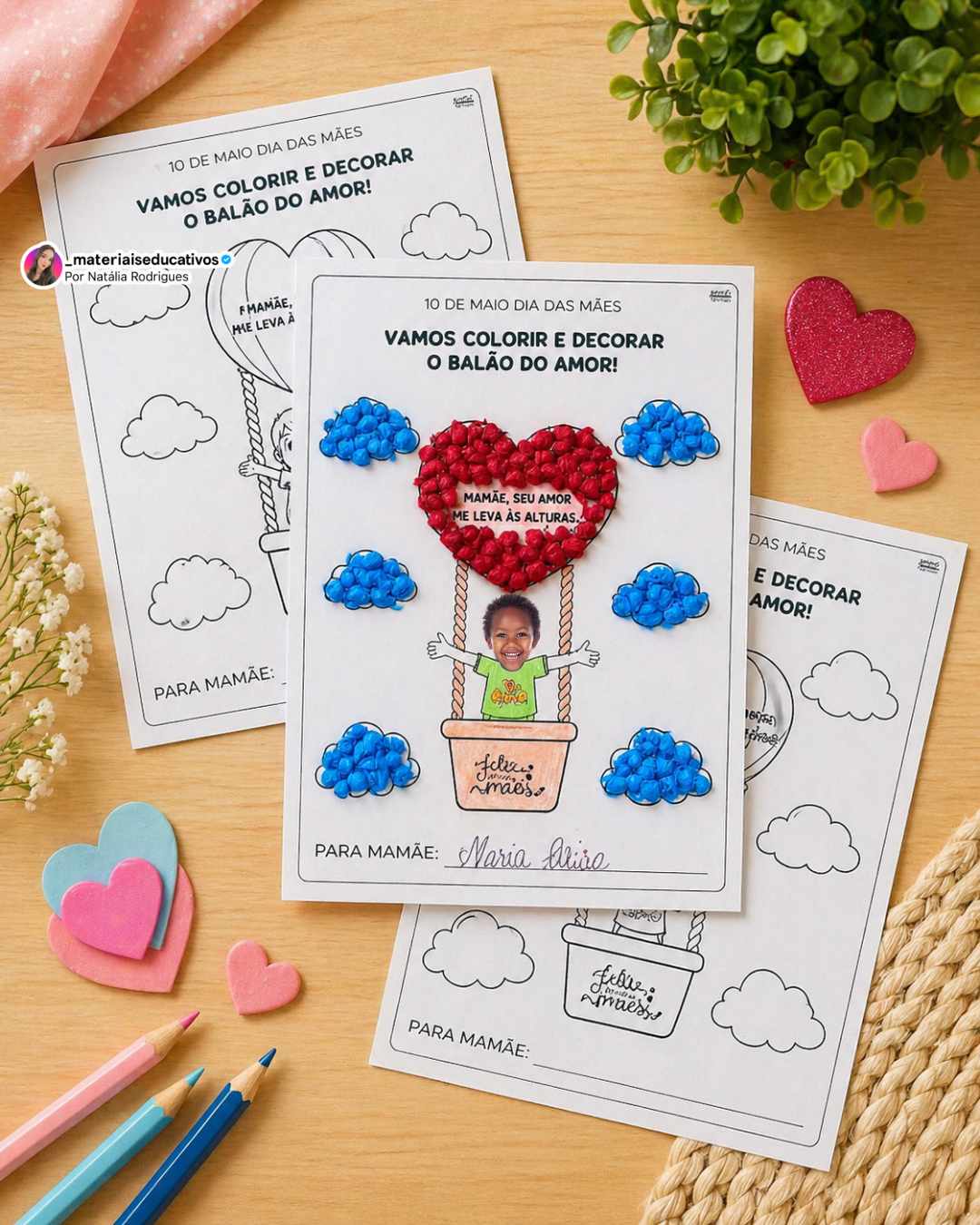 ATIVIDADE BALÃO DO AMOR-DIA DAS MÃES
