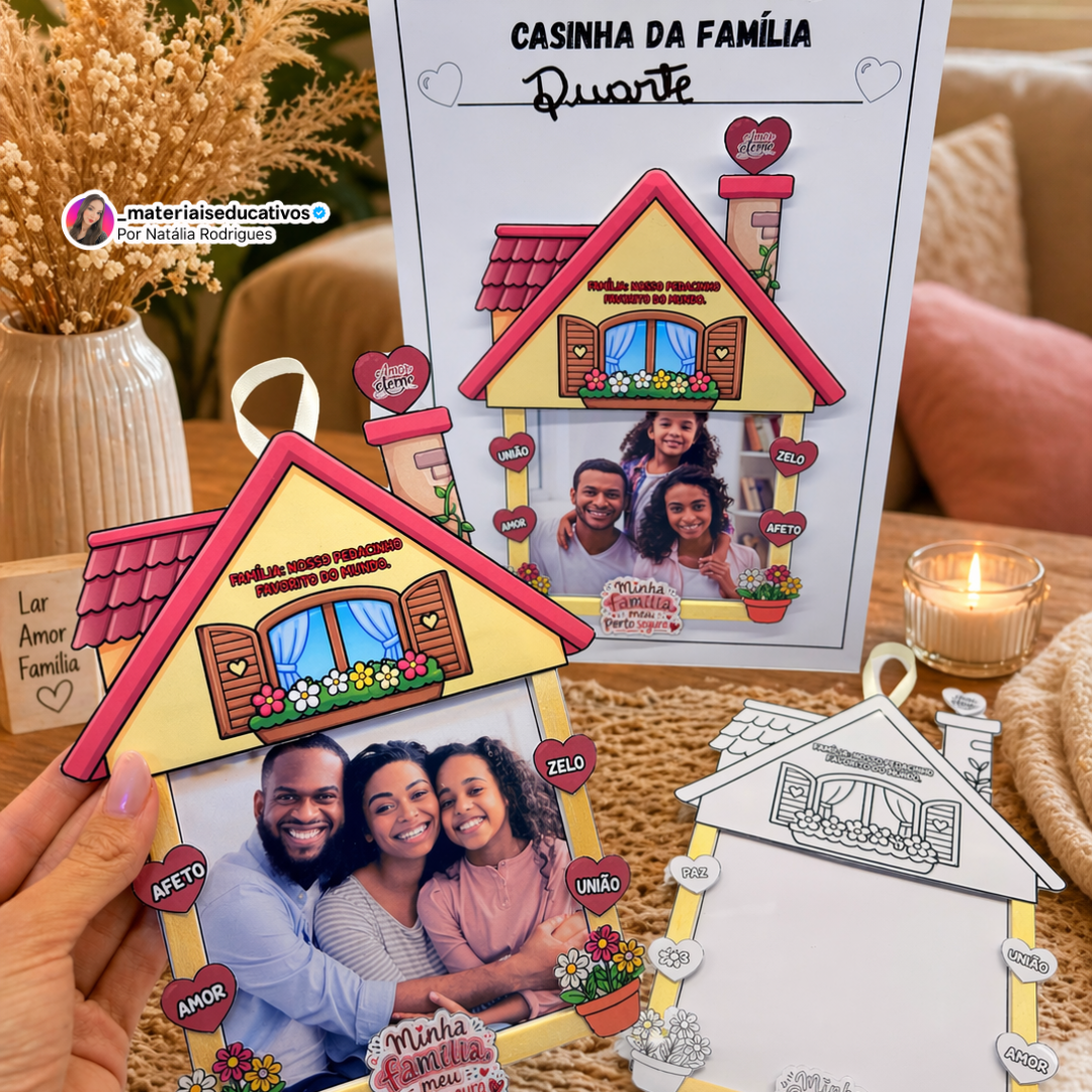 RETRATO CASINHA DA FAMÍLIA
