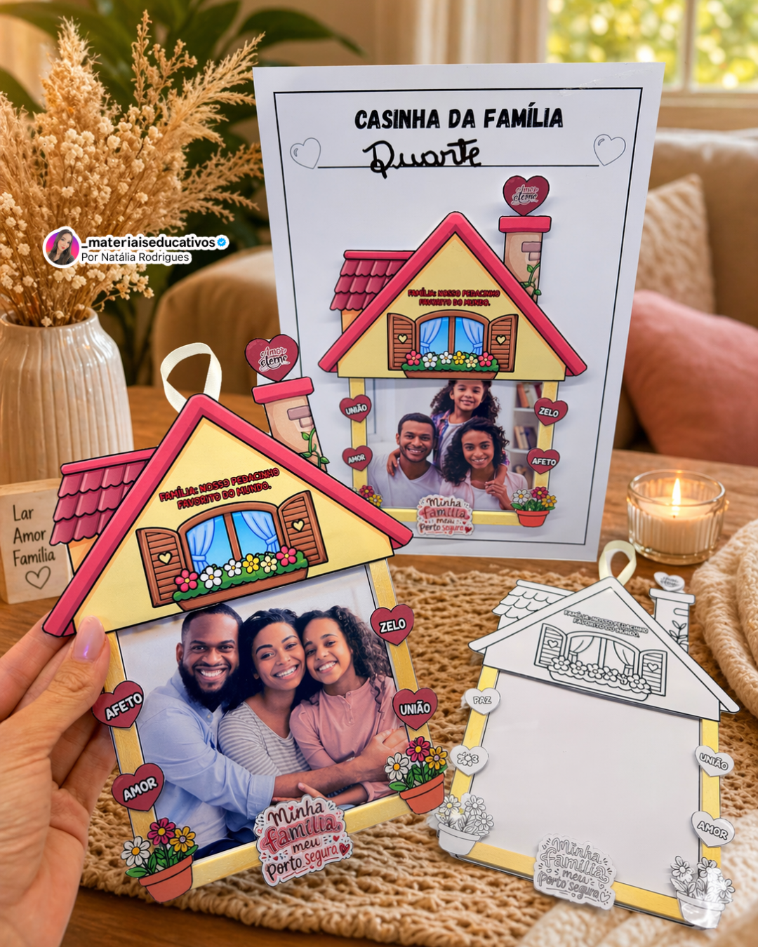 RETRATO CASINHA DA FAMÍLIA