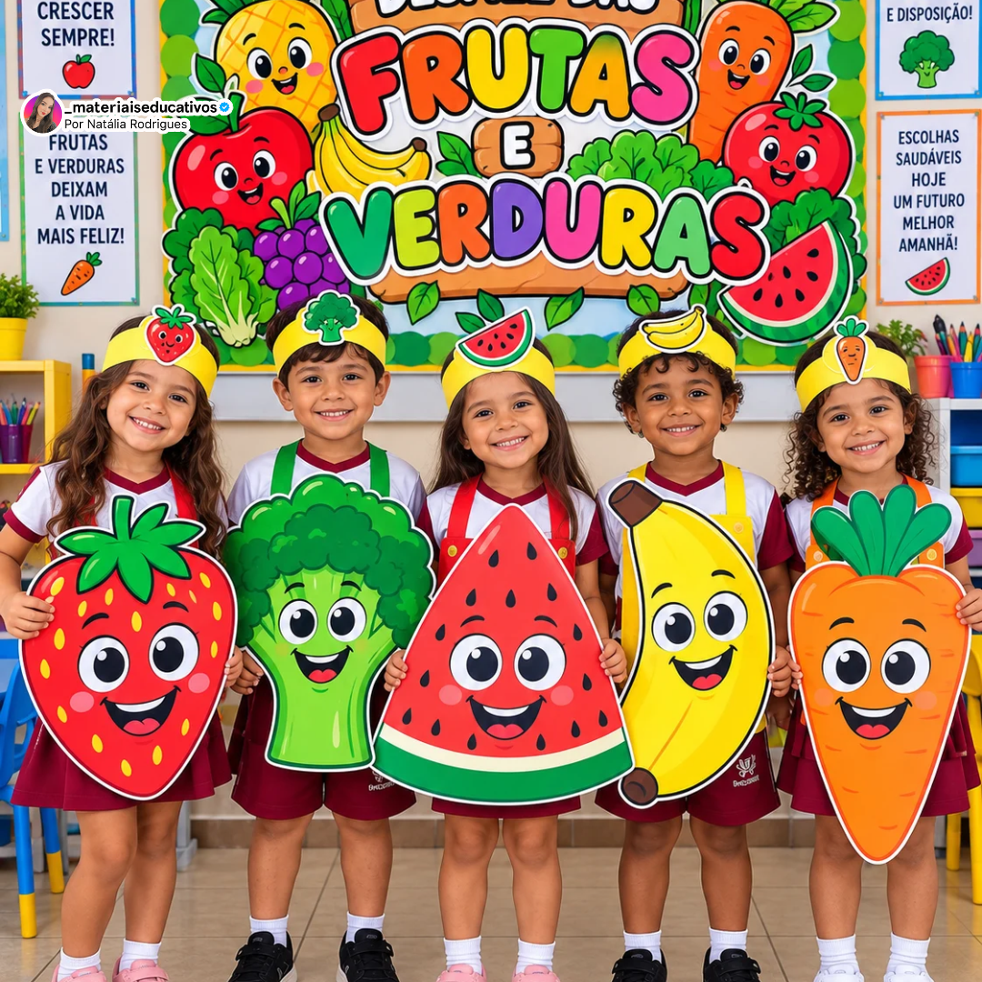 KIT DESFILE DAS FRUTAS E VERDURAS