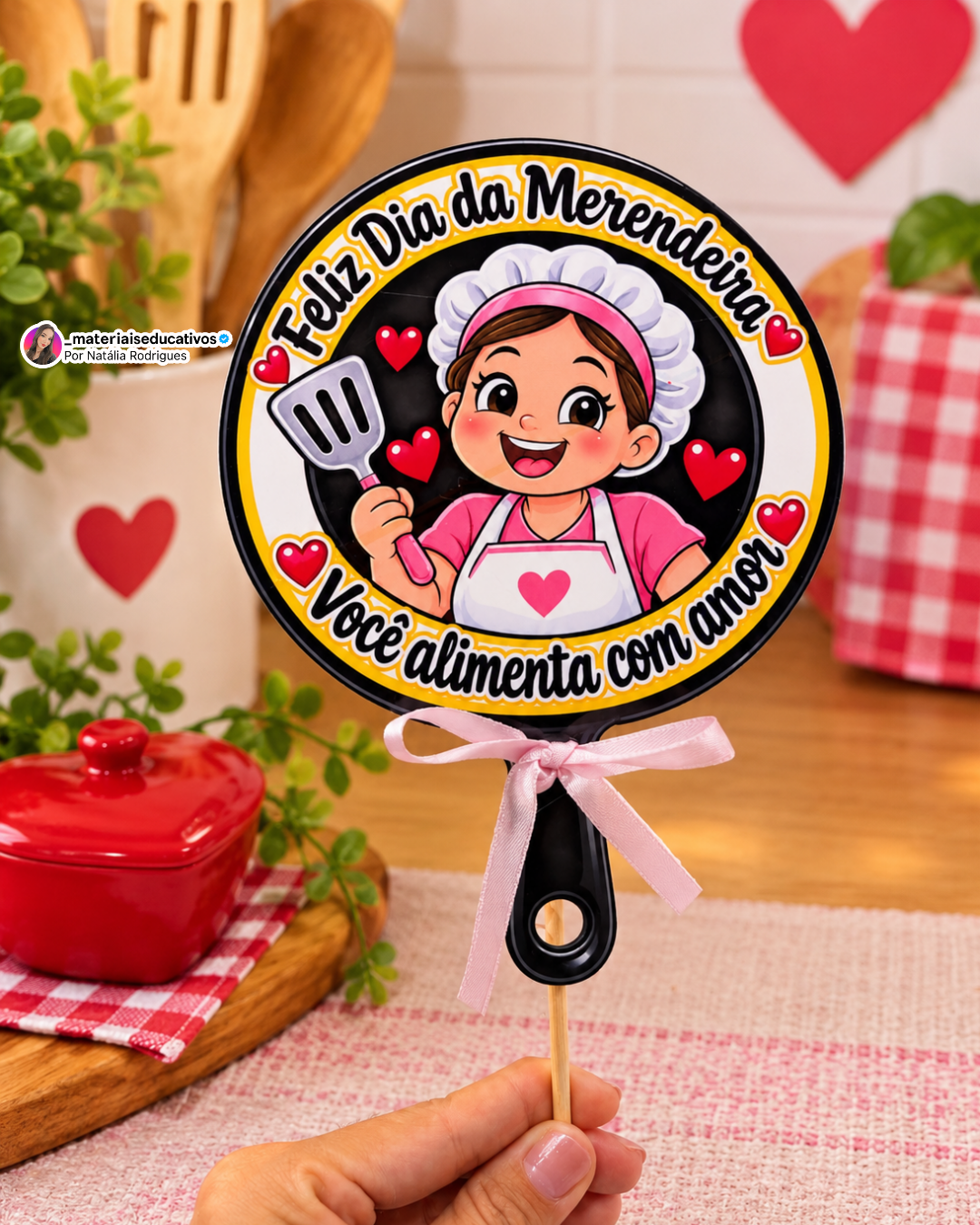 LEMBRANCINHA DIA DA MERENDEIRA ESCOLAR